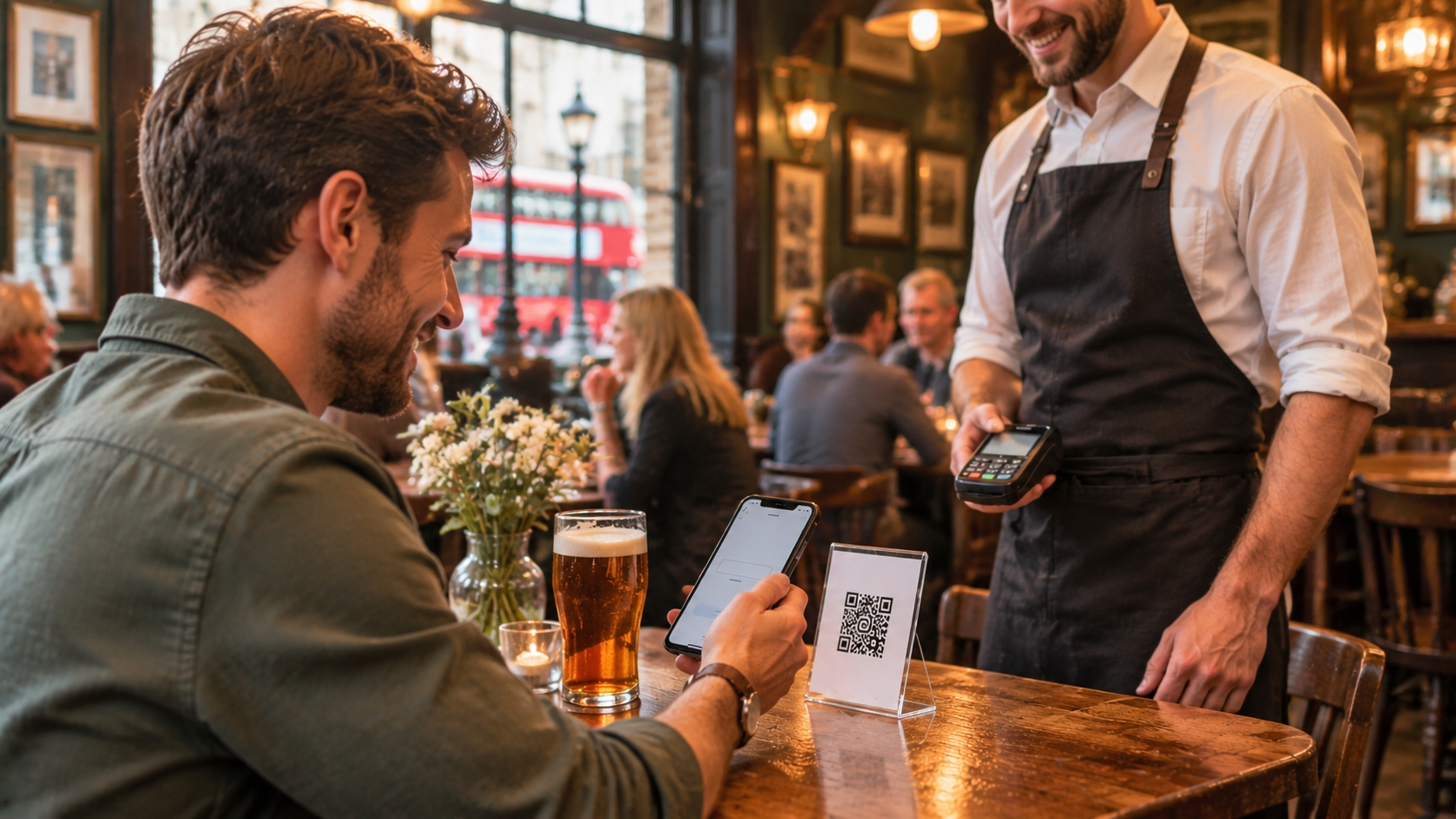 Propina con tarjeta: datáfono o QR, qué funciona en Europa